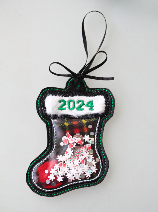 Christmas Stocking Shaker Ornament