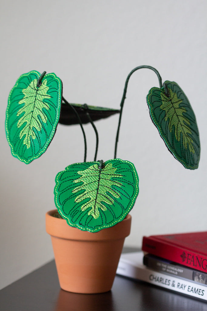 Monstera Leaf Coaster Planter