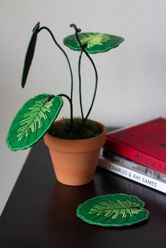 Monstera Leaf Coaster Planter